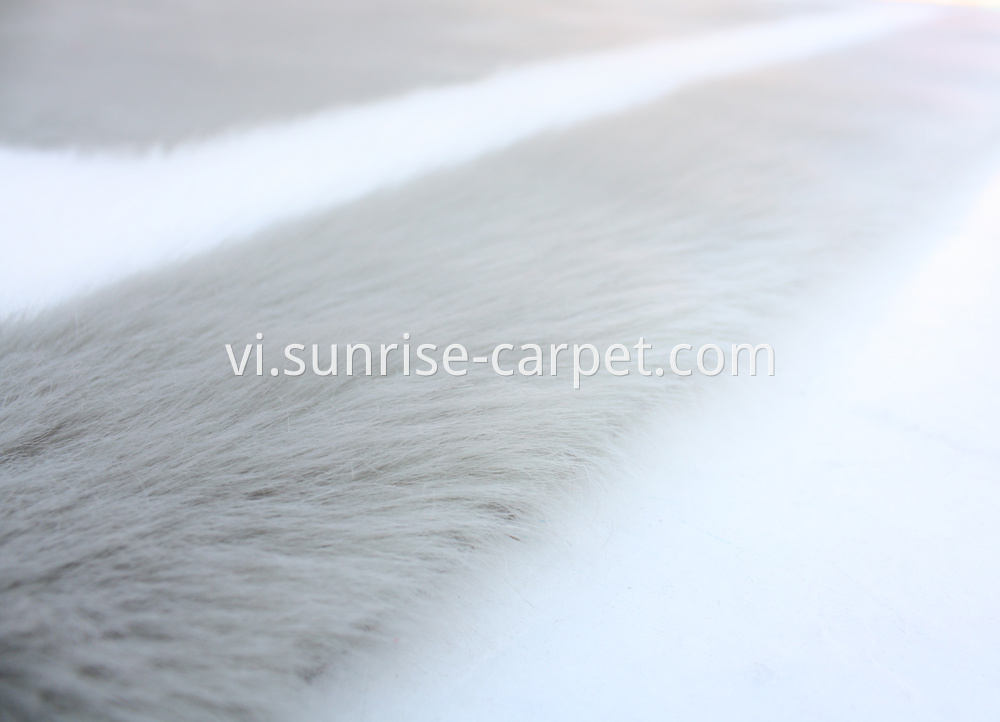 Imitation Fur with design Tupe and white color